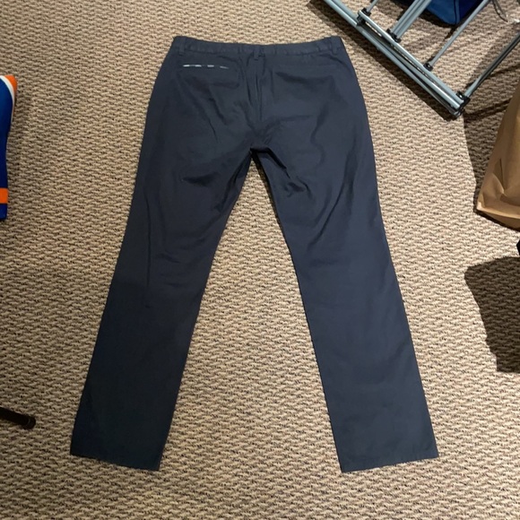 Navy blue bonobos slim straight men’s pants - Picture 5 of 6